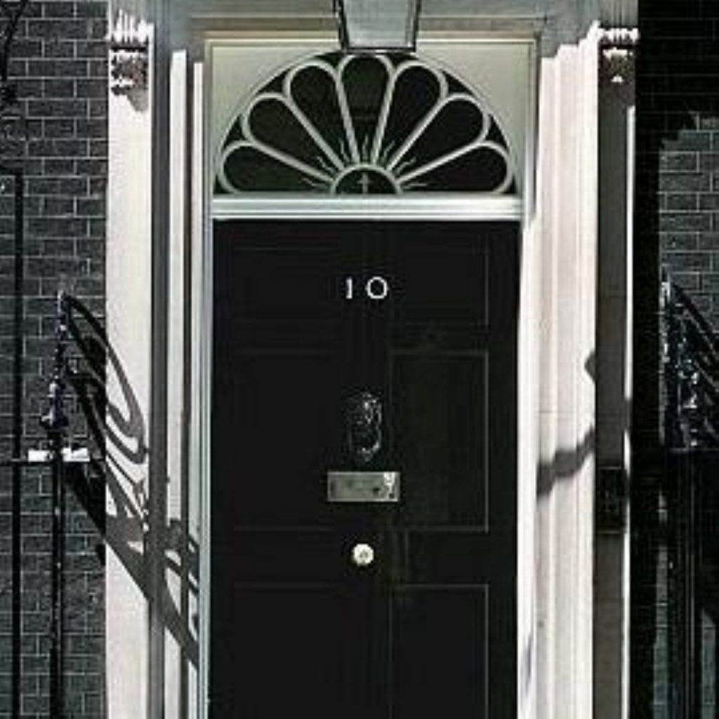 Gordon Brown is meeting business leaders in Downing Street