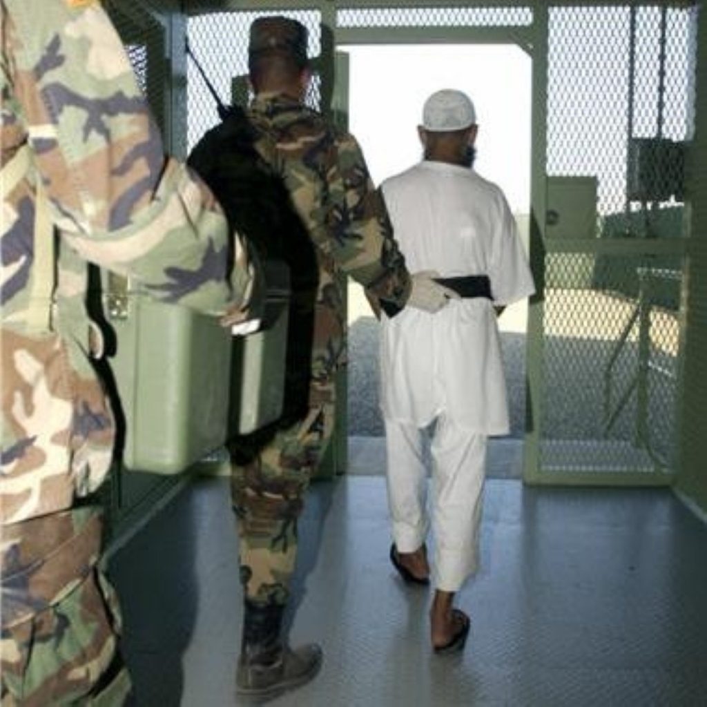 Protestors are demonstrating over Guantanamo Bay