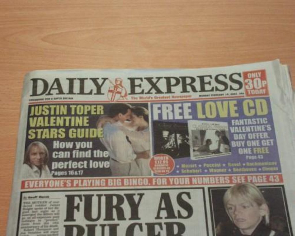 Sunday Express stands by Kilroy-Silk