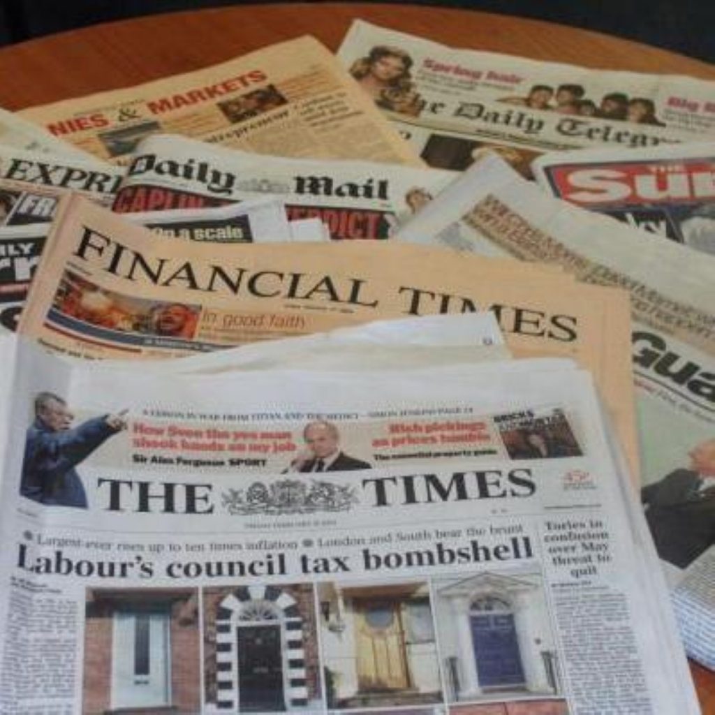 Newspapers under fire in Lords report