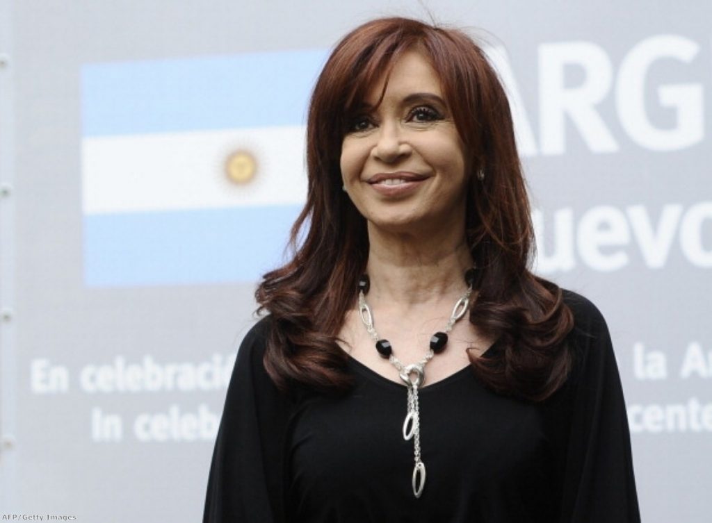 Argentina's President Cristina Fernandez