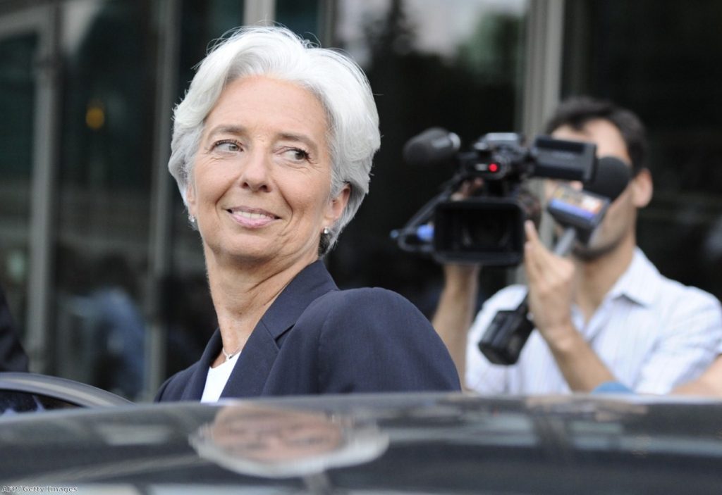 IMF chief Christine Lagarde