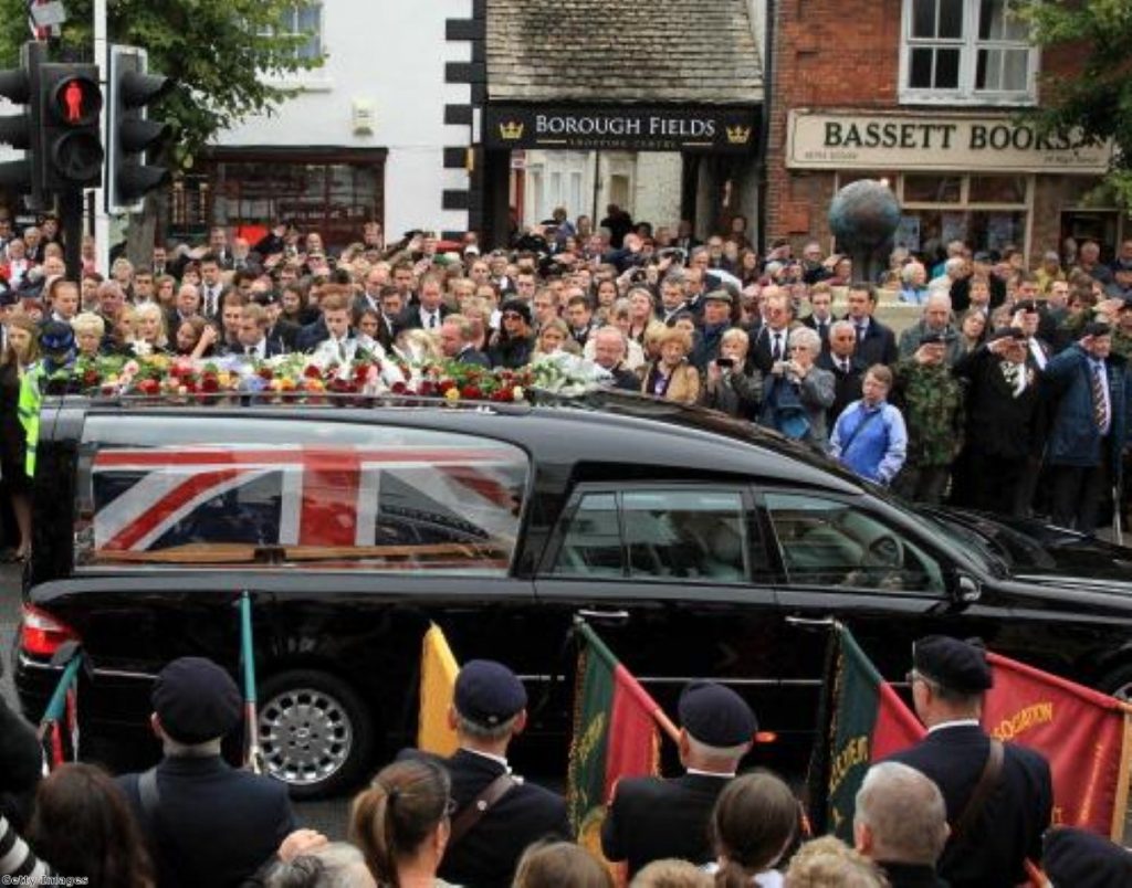 The repatriation of Lieutenant Daniel Clack on August 12th 2011