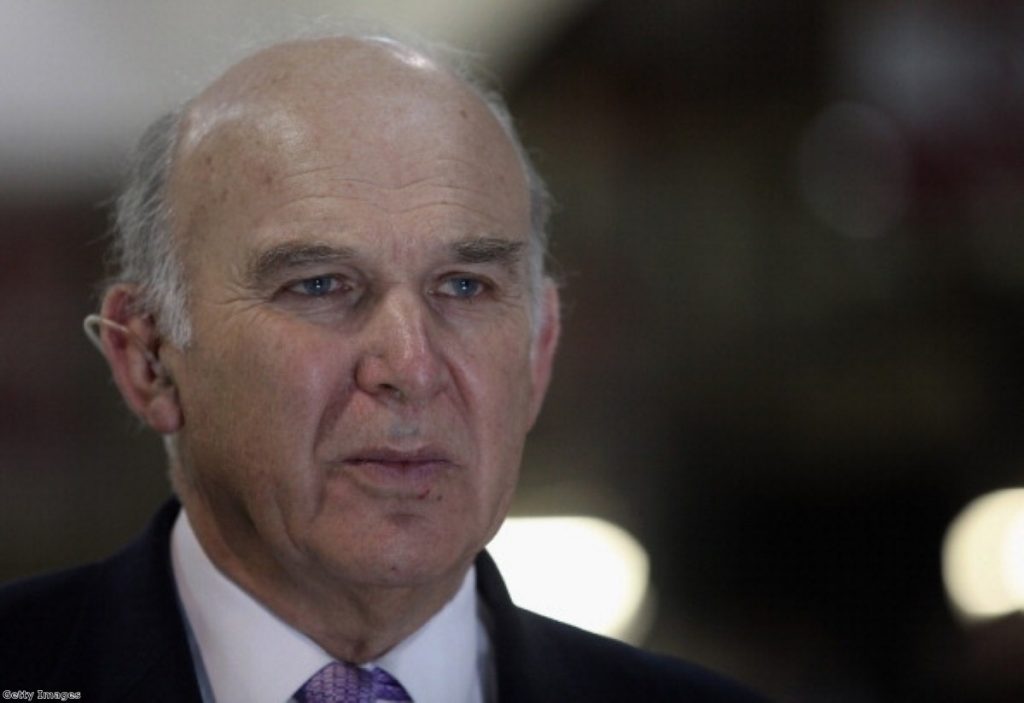 Vince Cable branded 