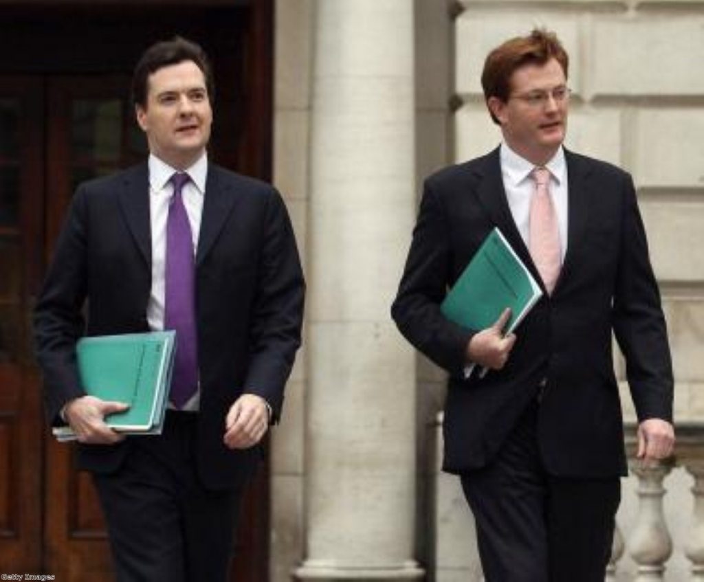 George Osborne and Danny Alexander: 'very good friends'