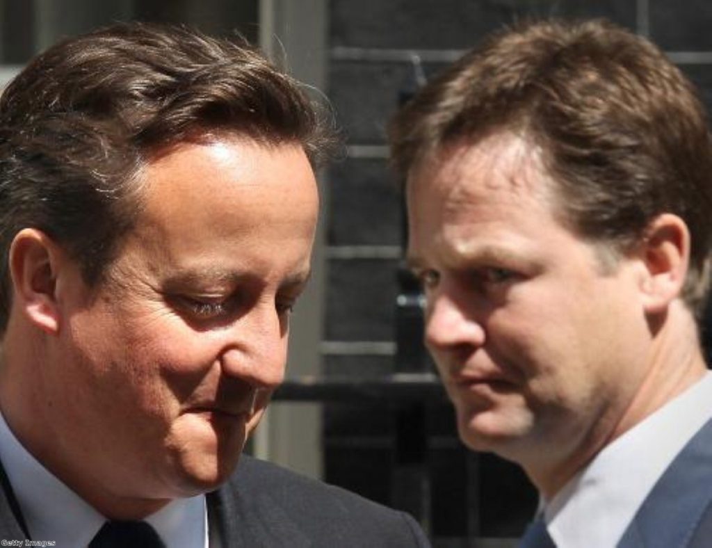 David Cameron and Nick Clegg