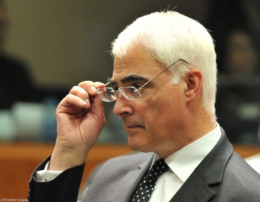 Alistair Darling is becoming an increasingly vital figure in the 