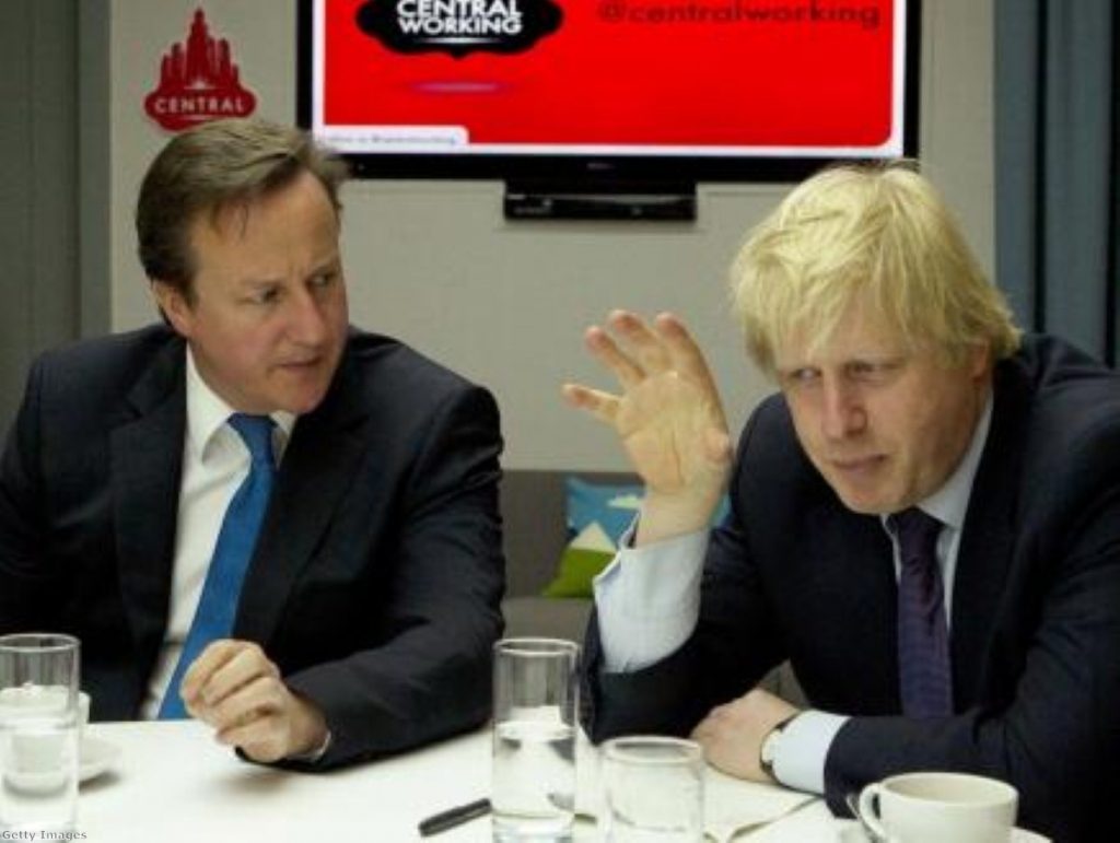 Boris Johnson is resisting David Cameron