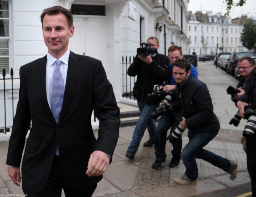 Hunt's statement yesterday tried to brand the Keogh report as Labour's 'darkest moment'.
