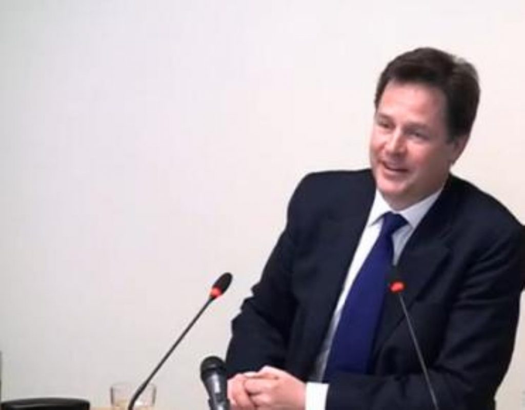 Clegg said Hunt offered "convincing" account to Leveson inquiry