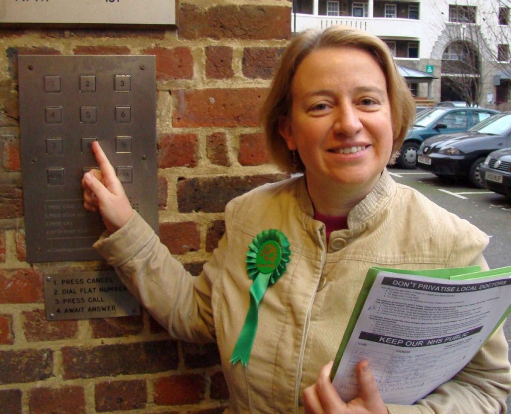 Natalie Bennett: Captain of "a very cooperative football team"