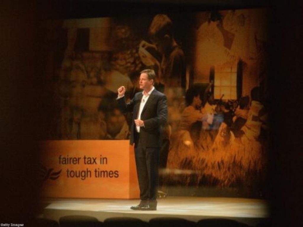 Nick Clegg tells Lib Dems to stop "squabbling"