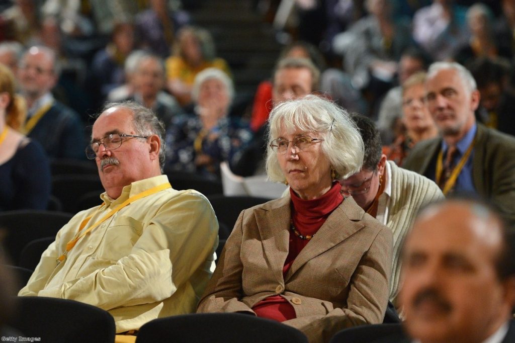 Two Lib Dems lost in the excitement of party conference.