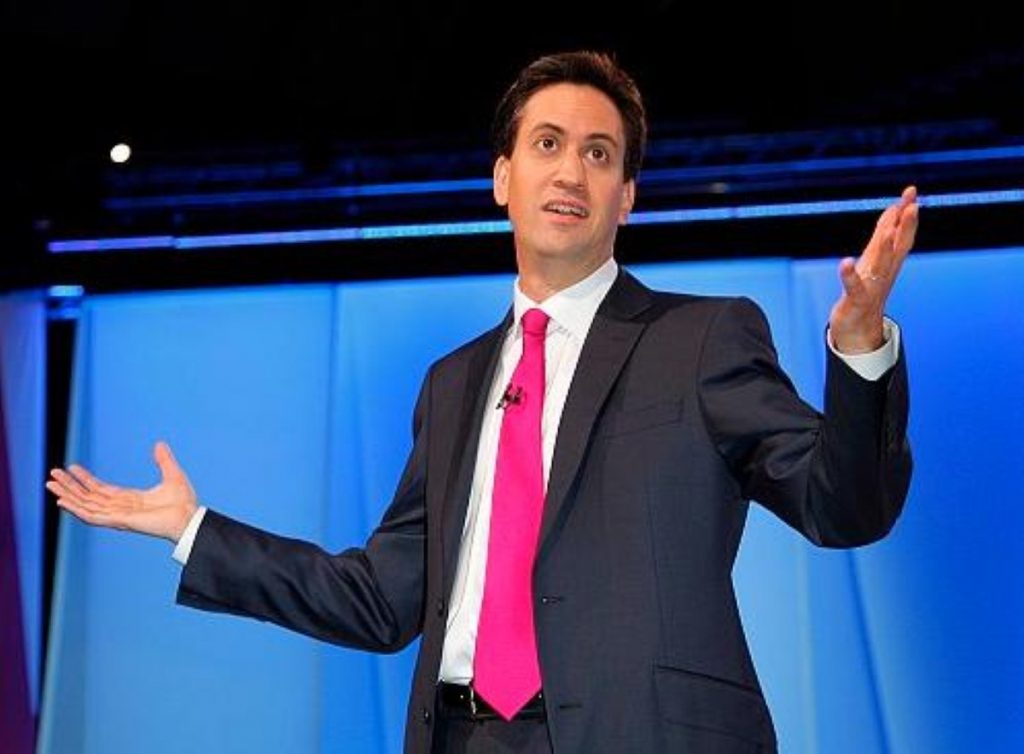 Miliband bossing it