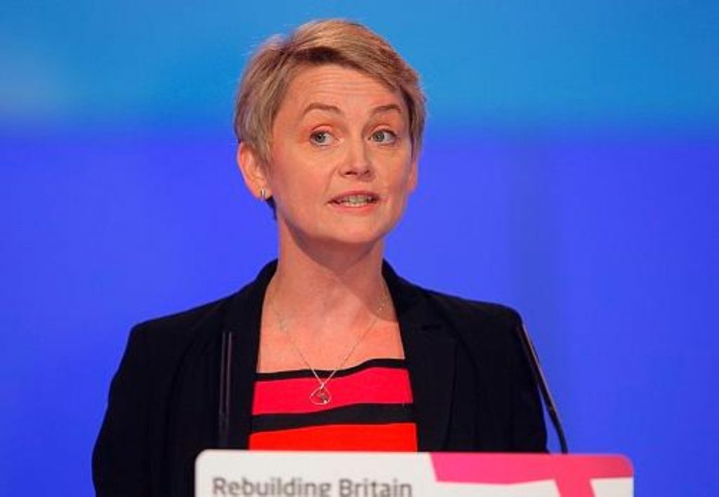 Yvette Cooper knows how to tickle Labour