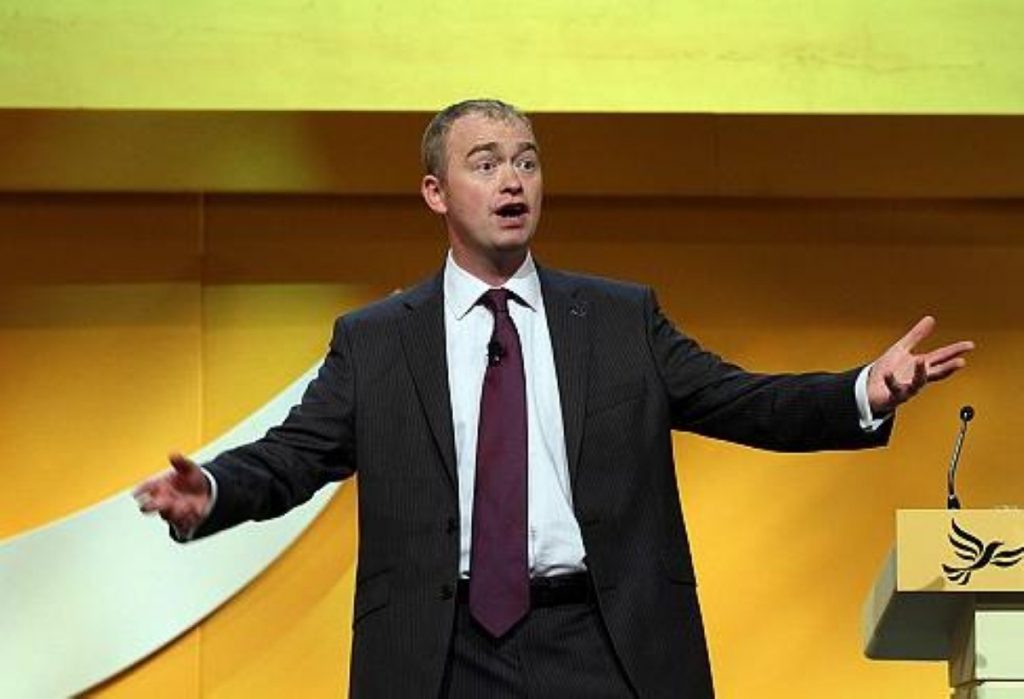 Farron: Aiming to entice EU supporters from Labour to the Lib Dems  