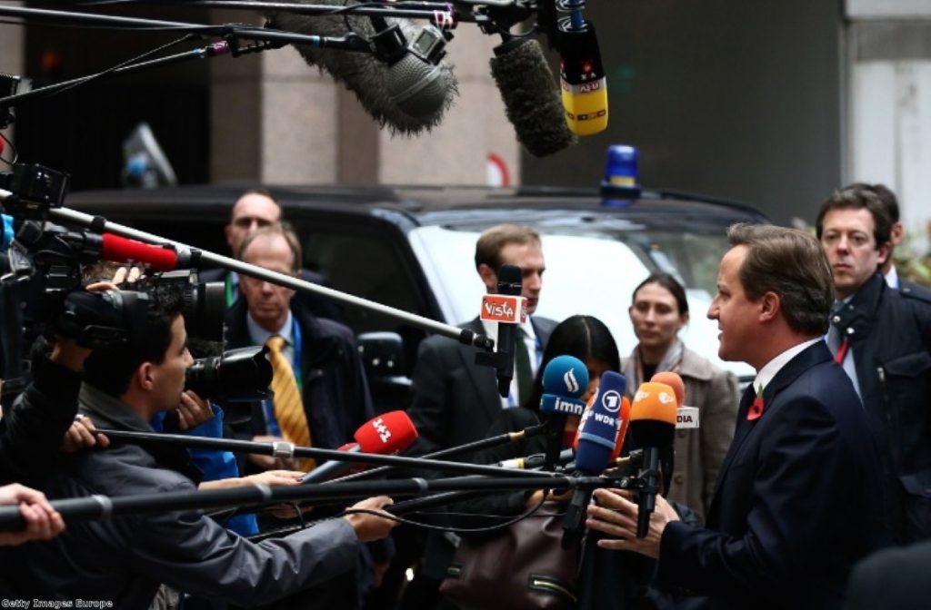 David Cameron finds himself under huge pressure in Brussels