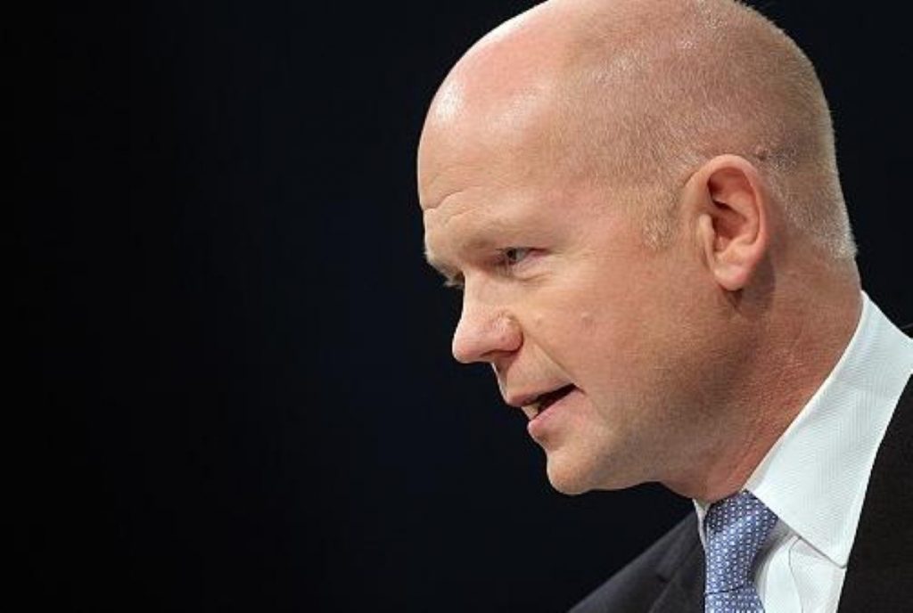 William Hague outlines the Conservatives