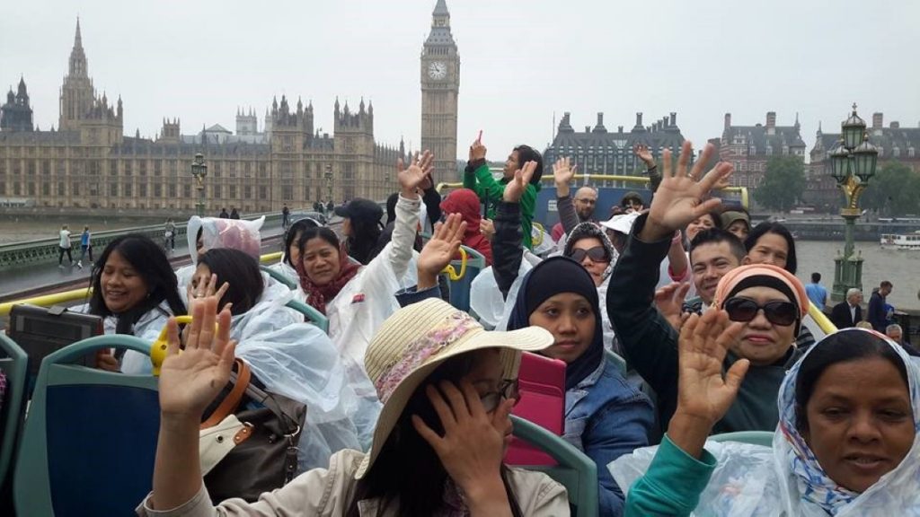 Justice 4 Domestic Workers board the buses