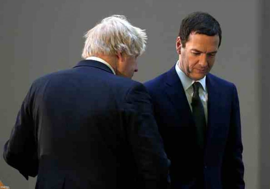 Boris Johnson concerned Osborne has 