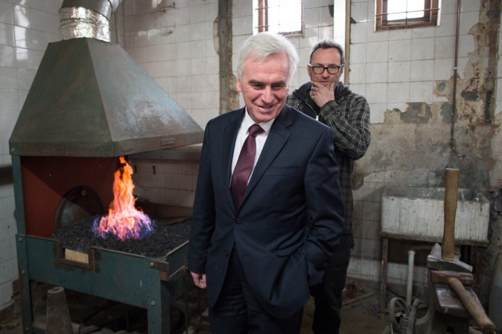 McDonnell meets young business owners at Building BloQs last week 