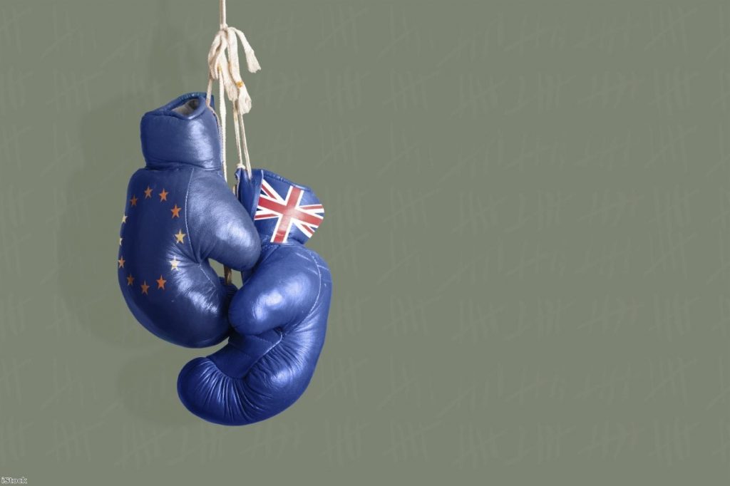 "The gloves are off as the Brexit process finally moves from stagey diplomacy to a tussle for public opinion"