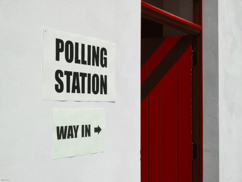 Election polling station Copyright: iStock