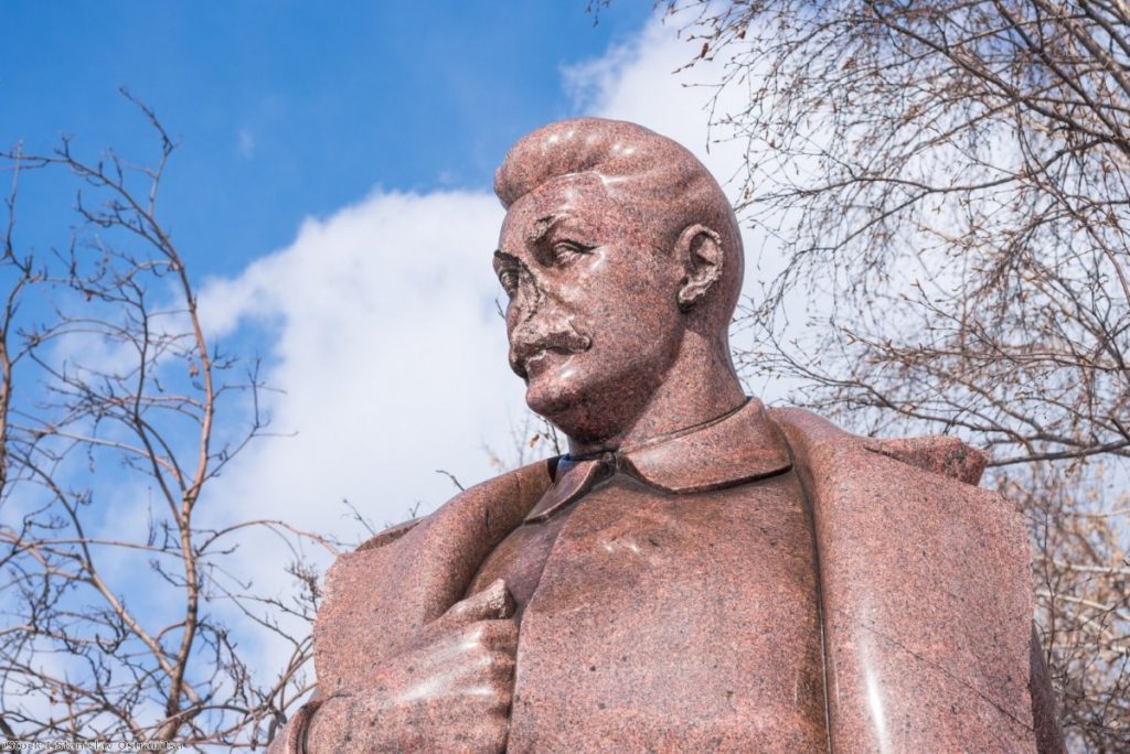 A statue of Stalin. The Soviet leader went into a state of shock when Hitler eventually broke the terms of the pact.