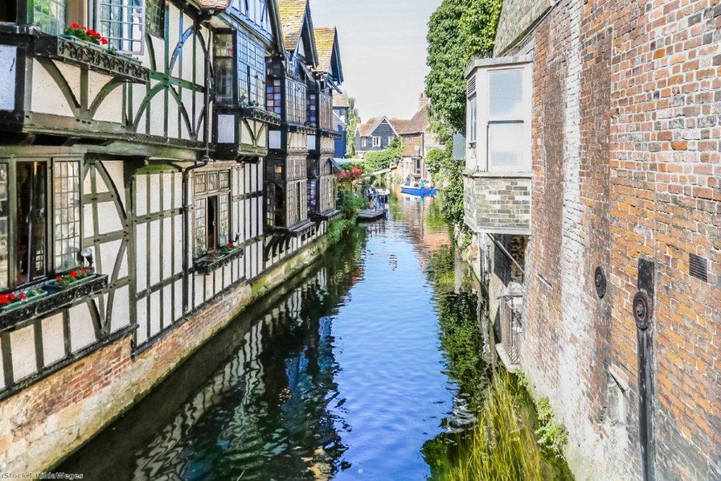 The ancient centre of Canterbury. The seat is at the centre of debates over a split Remain vote.