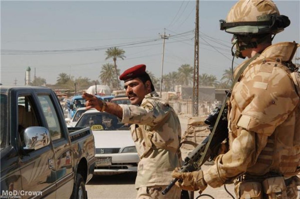 A security clampdown in Basra