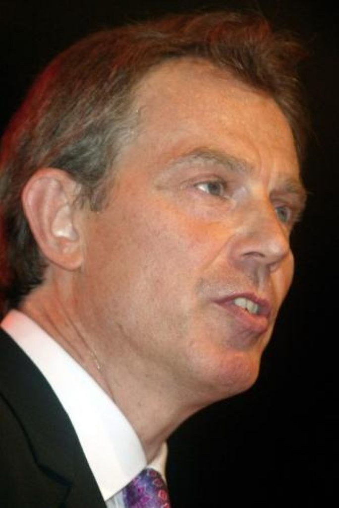 Blair on whirlwind tour