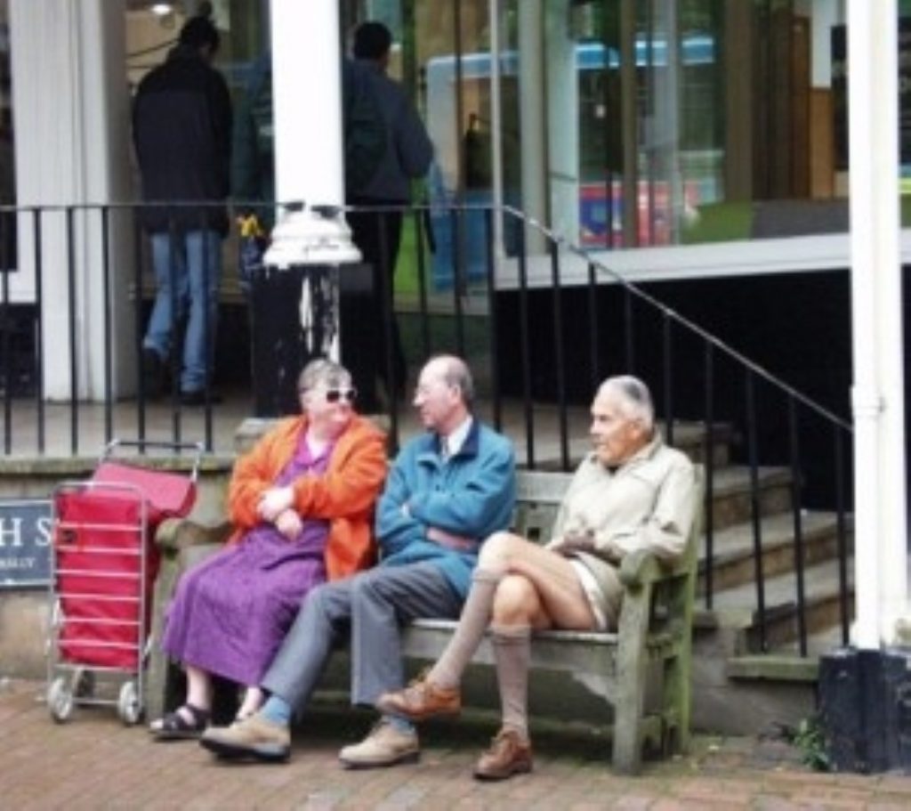 Pensioners march on Westminster