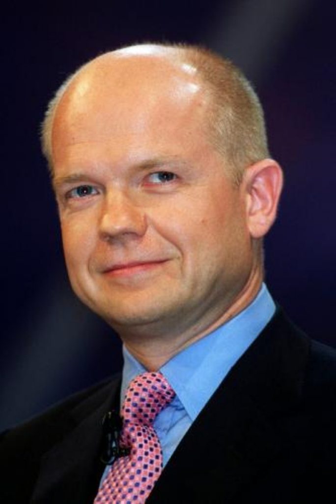 William Hague told Conservative party members they must back change