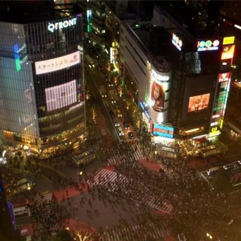 Shibuya crossing in Tokyo, Japan