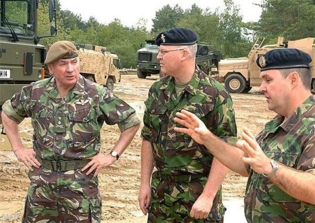 General Sir Richard Dannatt (l) has been shaking his head for years