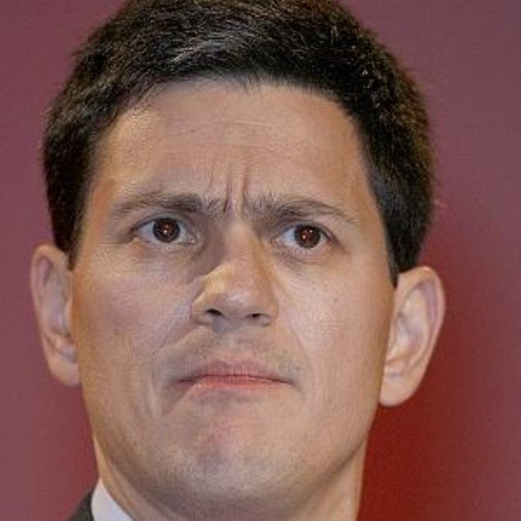 David Miliband - convincing, but not too convincing