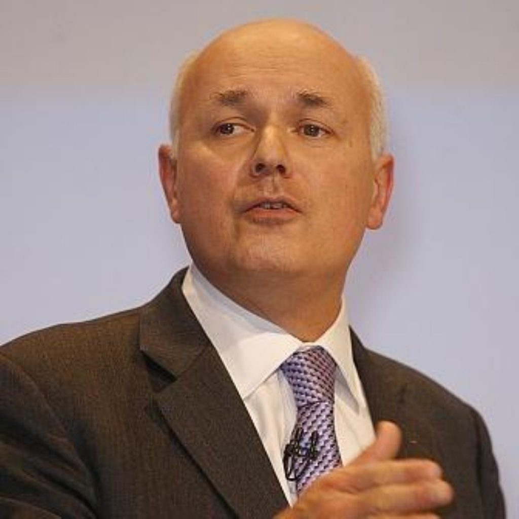 Iain Duncan Smith: a head for figures?