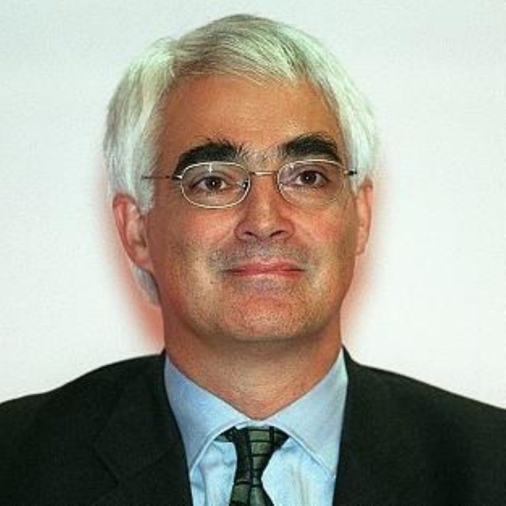 Alistair Darling, chancellor