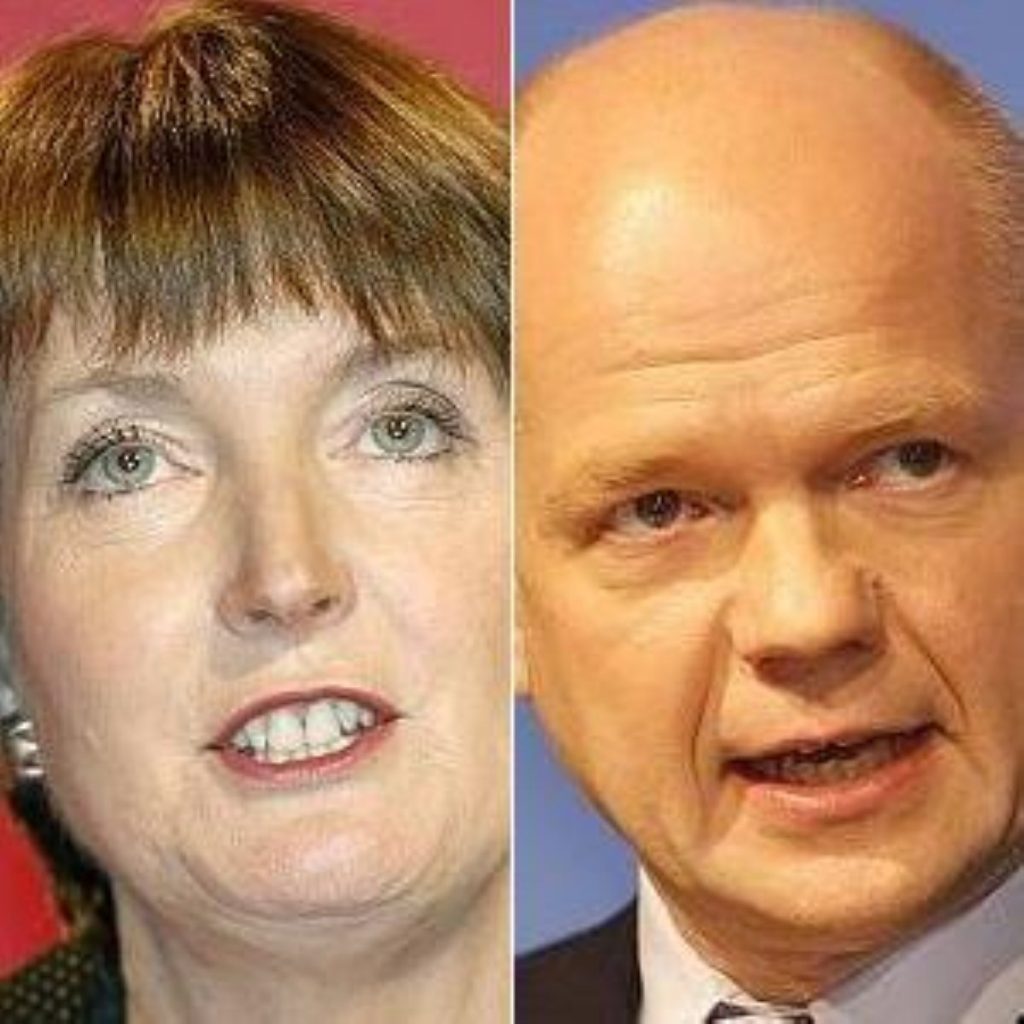 Harriet Harman raised Lord Ashcroft relentlessly during PMQs against William Hague