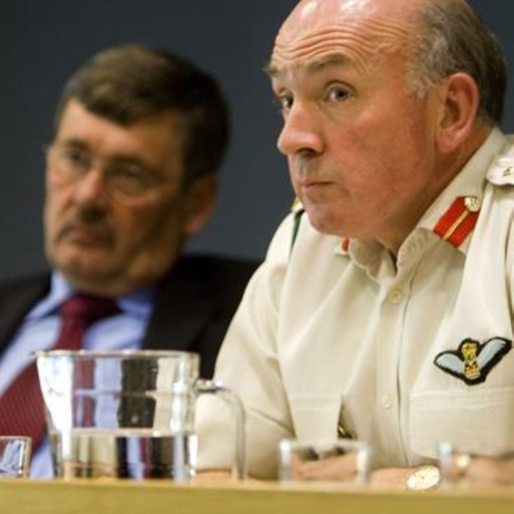 General Sir Richard Dannatt has confirmed that he has accepted David Cameron