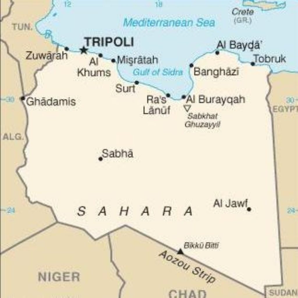 Muammar Gaddafi has lost control of most of Libya