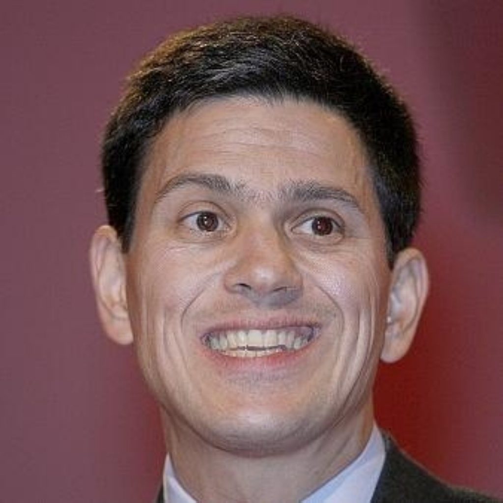 David Miliband, foreign secretary