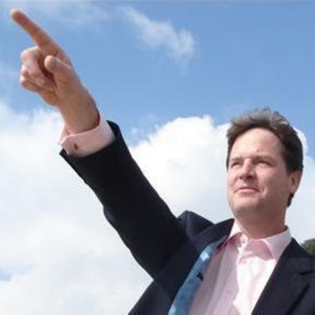 Clegg in job-spotting mode