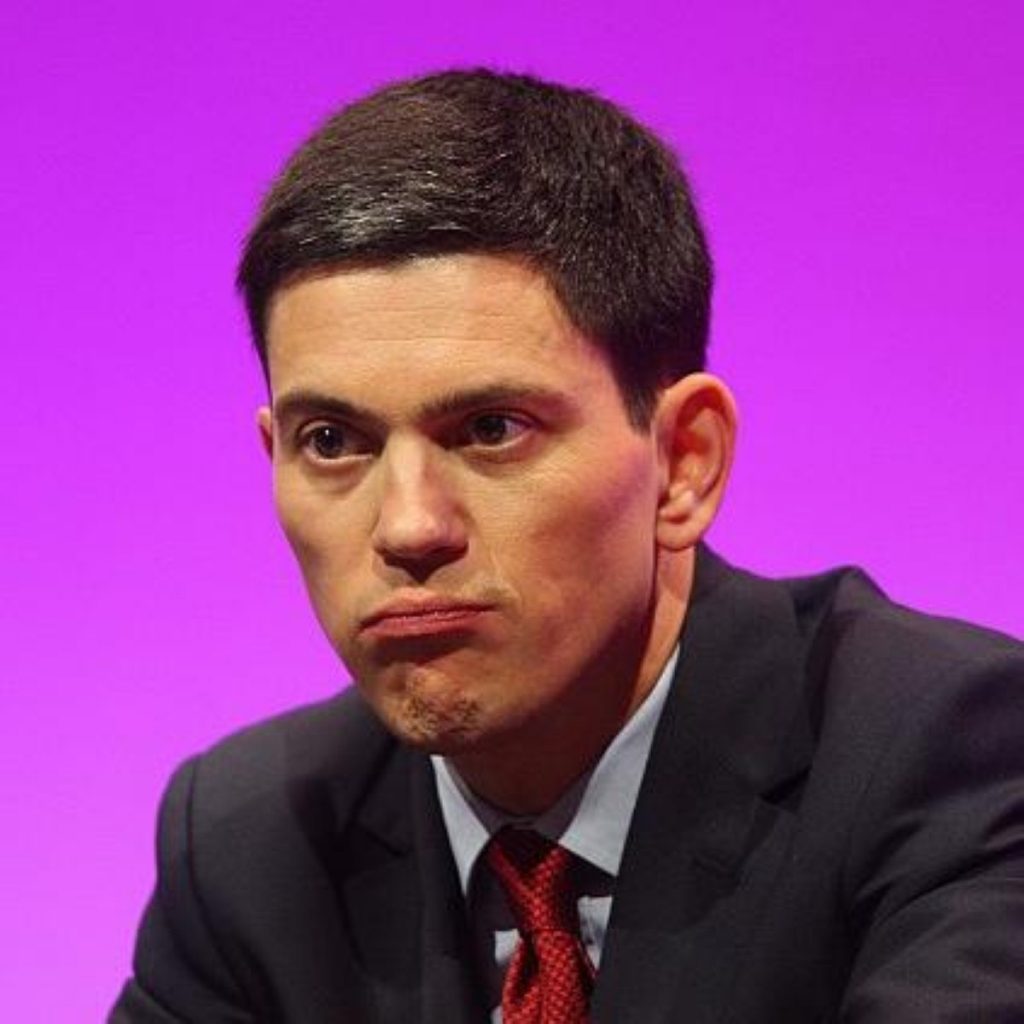 David Miliband, foreign secretary