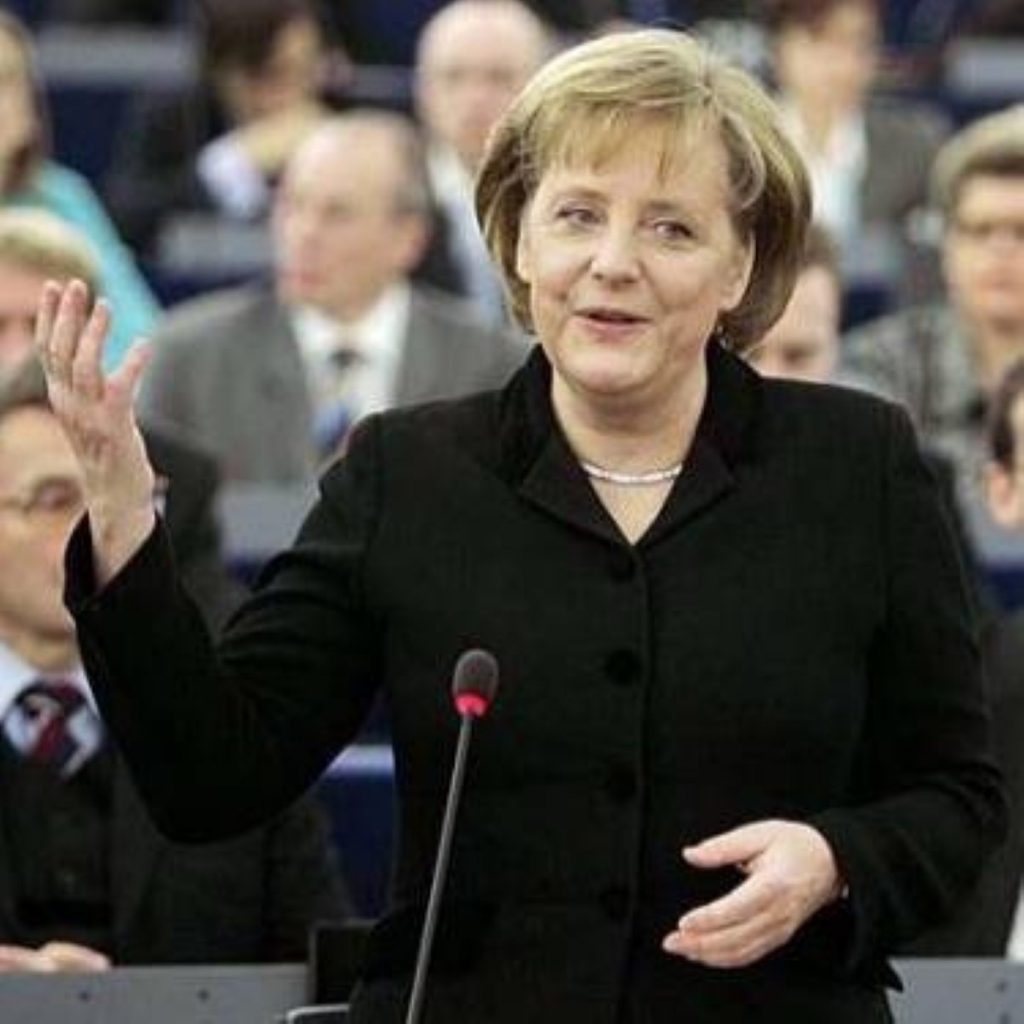 German chancellor Angela Merkel