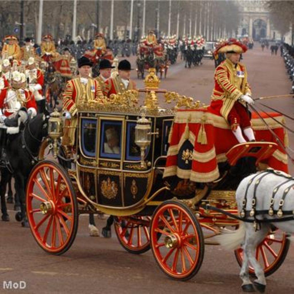 The state opening of parliament occured today