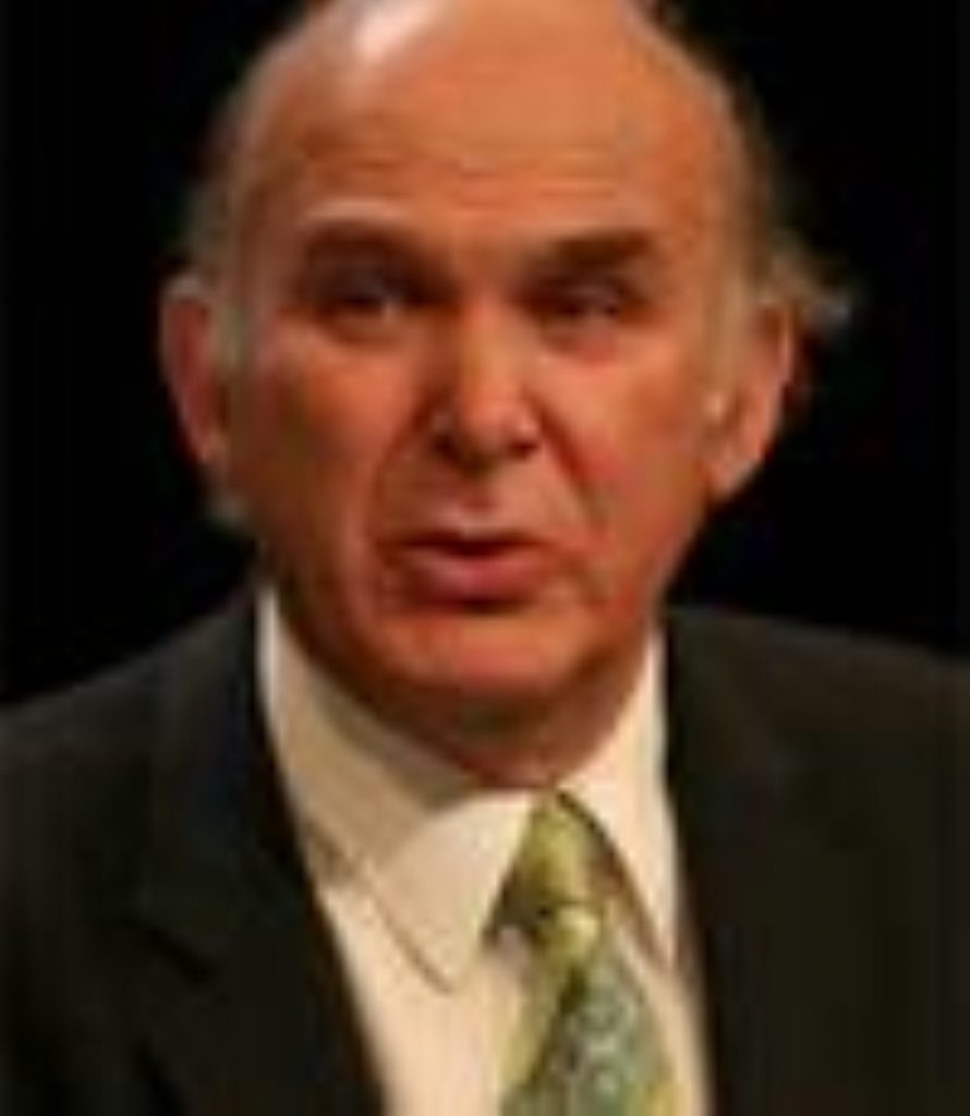 Vince Cable, economic spokesman for the Liberal Democrats