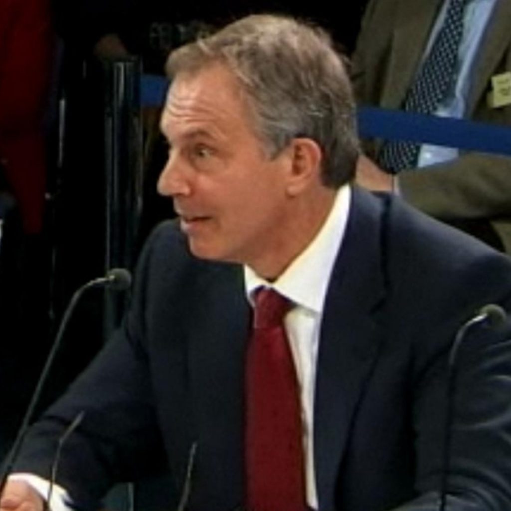 Tony Blair answered questions about Iraq for a second time today