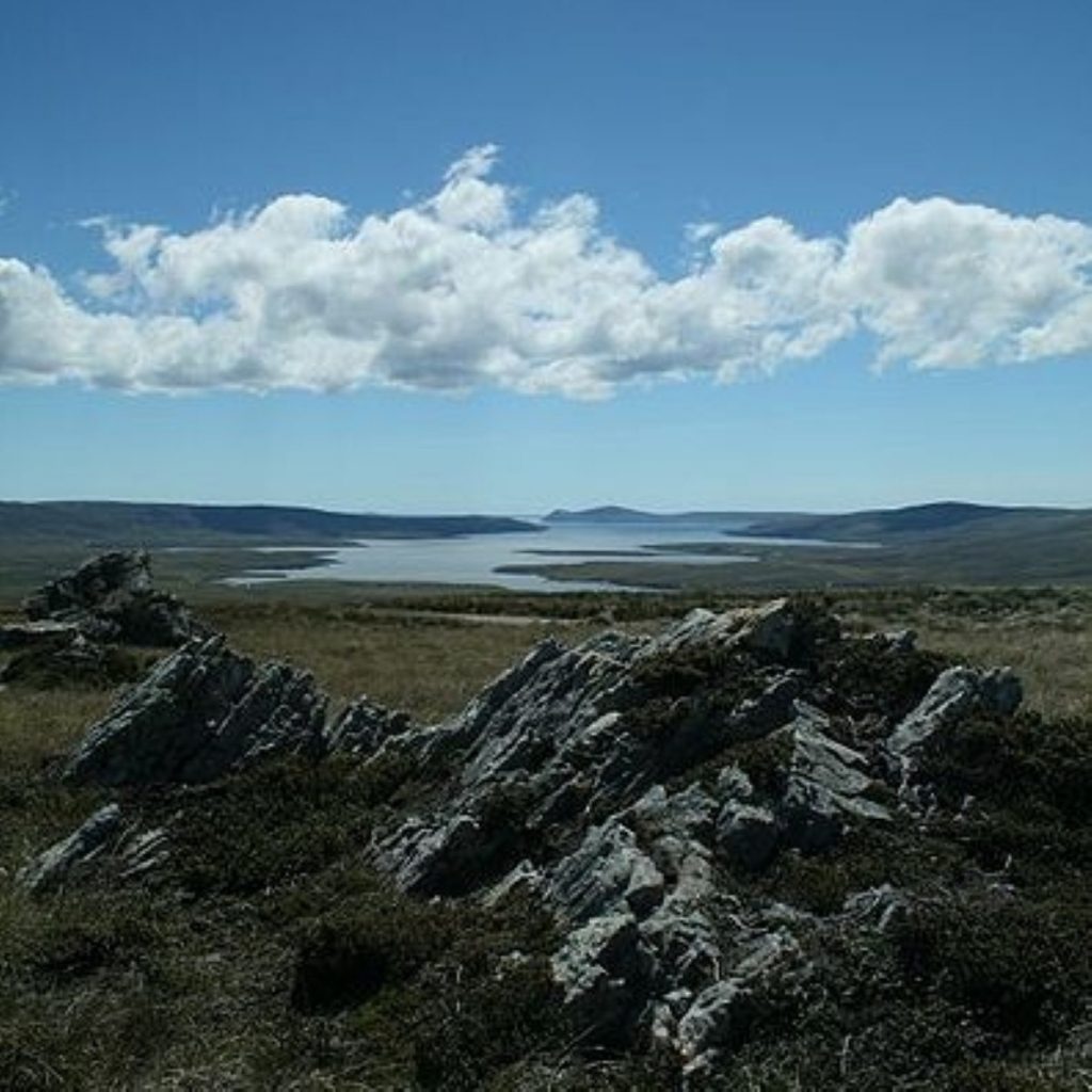 The Falklands Islands: The subject of bitter dispute between Britain and Argentina