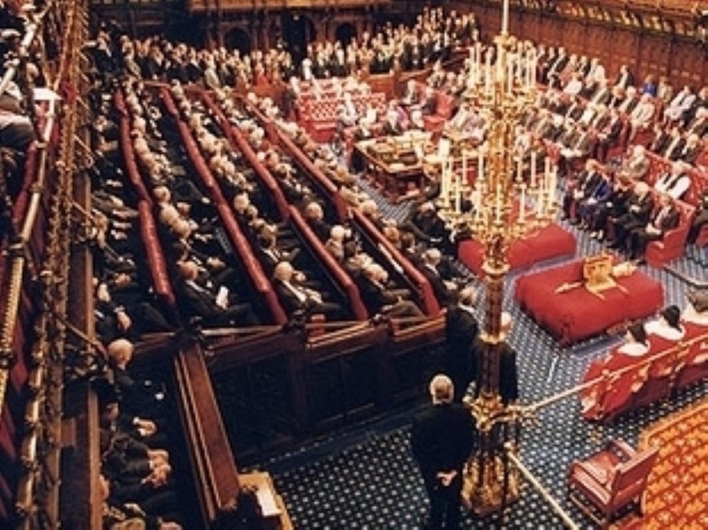 The packed upper House is the largest second chamber in the world